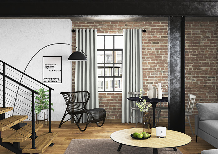 Bravo, Limestone - Made to Measure Curtains - Image 5